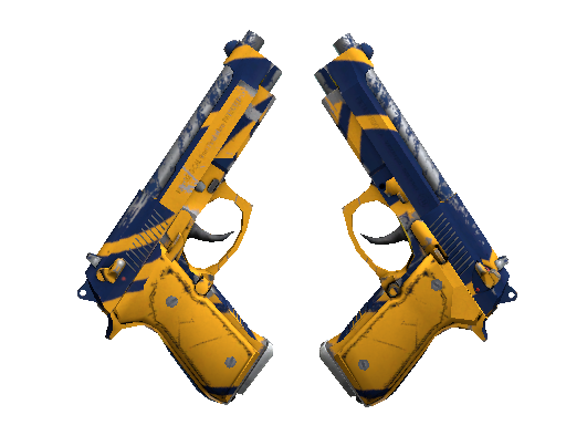 StatTrak™ Dual Berettas | Marina (Field-Tested)