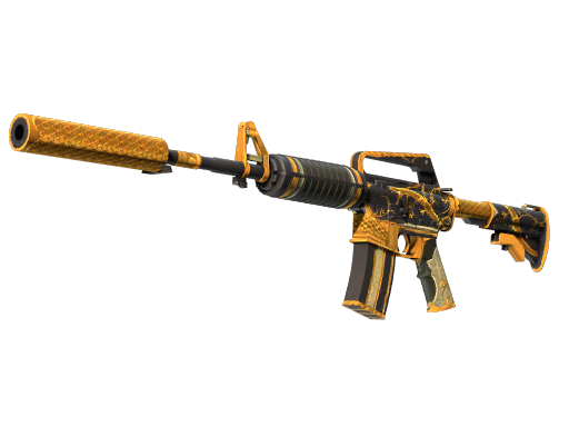M4A1-S | Golden Coil (Well-Worn)