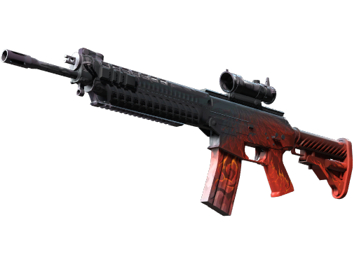 StatTrak™ SG 553 | Darkwing (Minimal Wear)